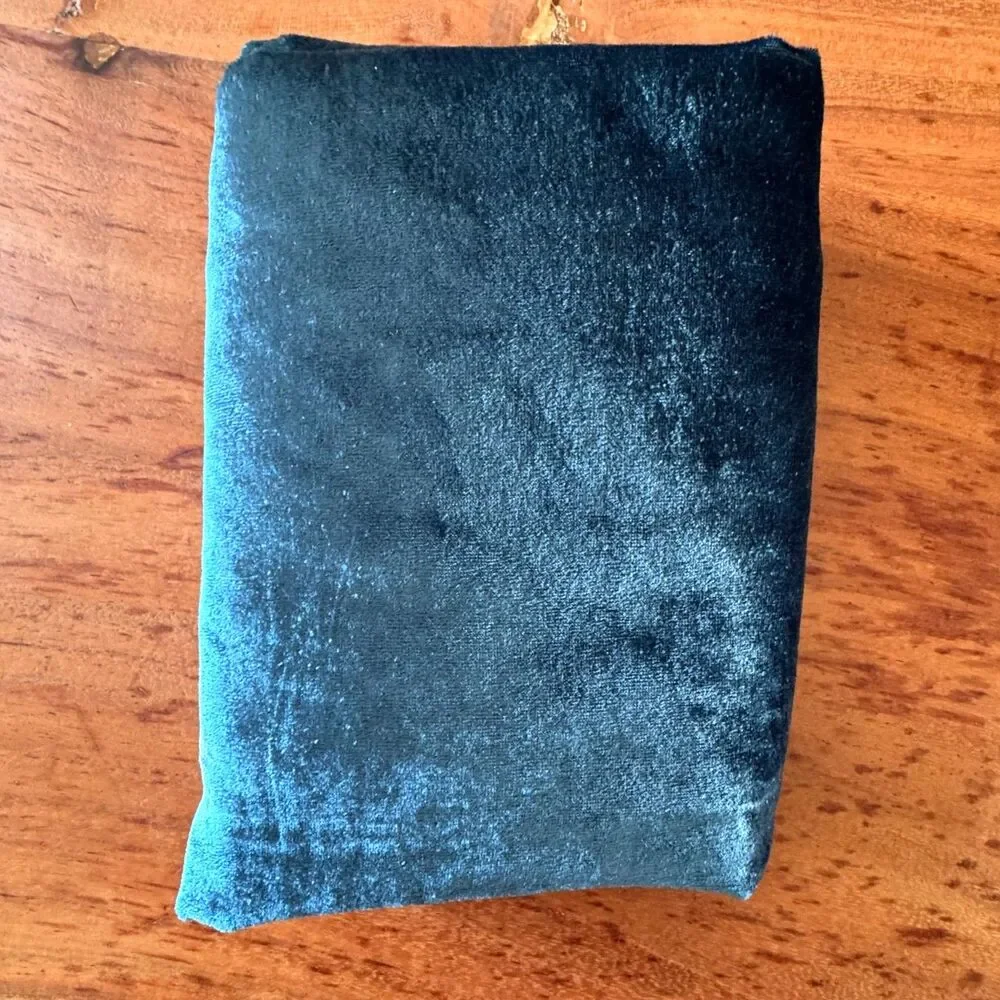 West Elm Lush Velvet Pillow Cover 20x20 Blue Neutral Reverse 20x20 Square